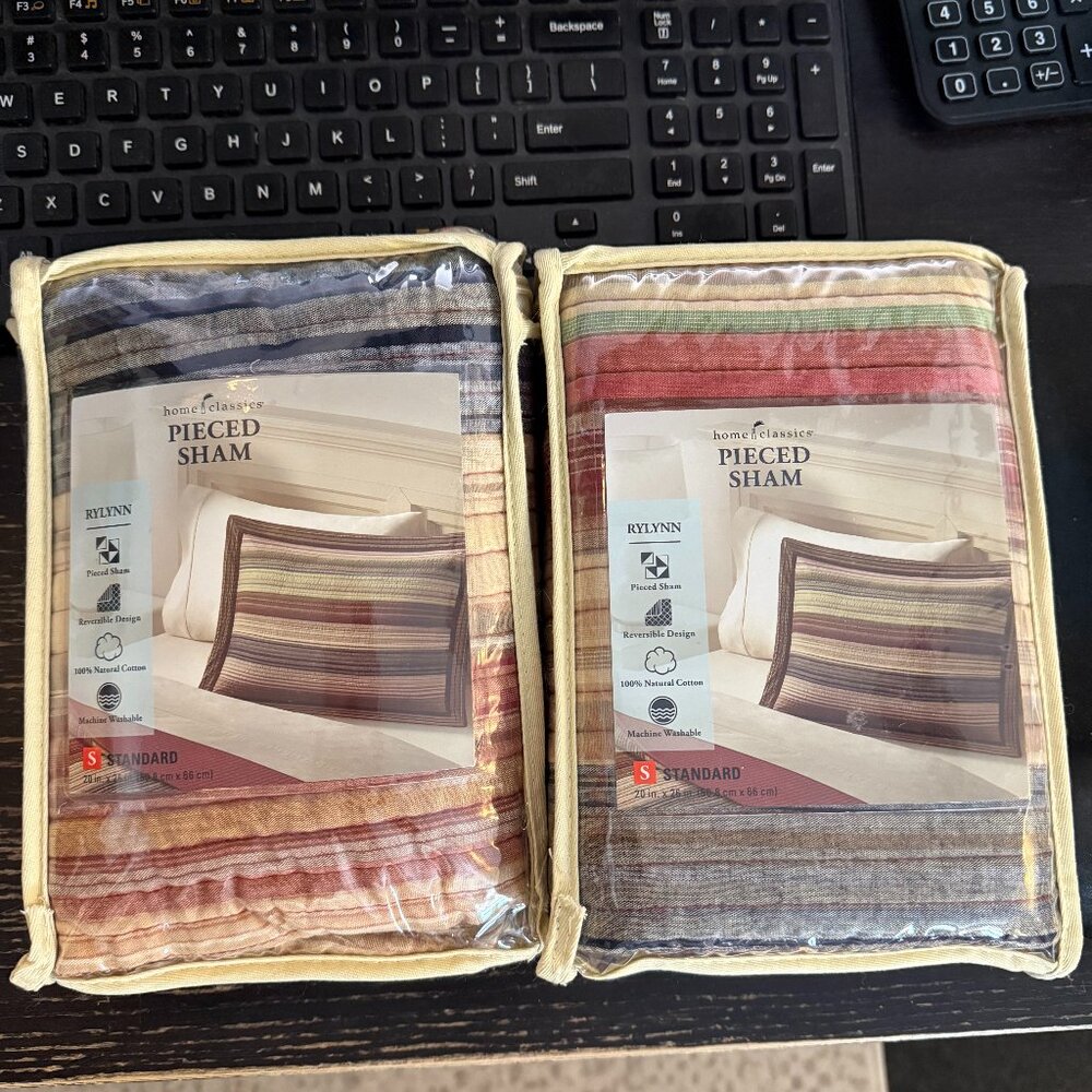 100% Natural Cotton Pieced Sham